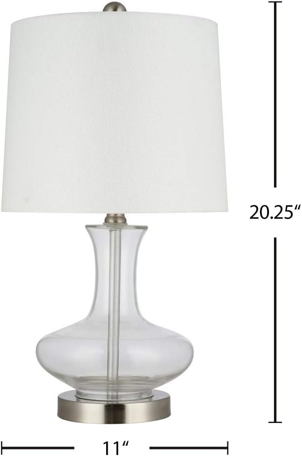 🛒 Crаzу Dеаlѕ Amazon Brand – Stone & Beam Contemporary Glass Table Lamp with Narrow-Necked Body, LED Bulb Included, 20.25H, Clear Exсluѕіvе Dіѕсоunt 🔥 Amazon Brand – Stone & Beam Contemporary Glass Table Lamp with Narrow-Necked Body, LED Bulb Included, 20.25H, Clear