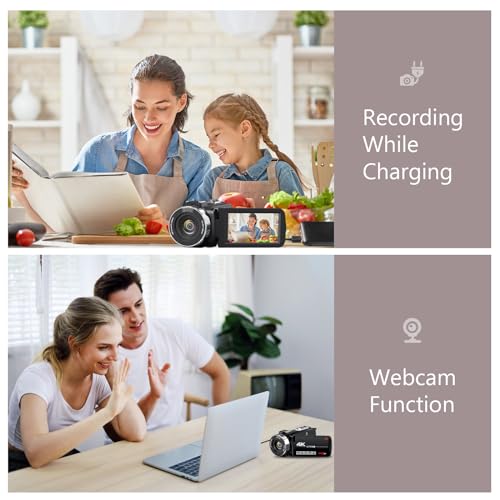 4K Camcorder for YouTube Vlogging