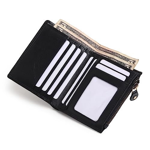 Image of TANSTITCH Slim Leather Wallet || Compact, Minimalist & Thin Wallet || RFID Protected || Front Pocket Carry Design
