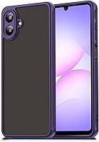 Vista 29 de Funda Qiinogow compatible con Samsung Galaxy A23 4G/5G, cubierta delgada para teléfono con absorción de golpes, funda protectora de fibra de carbono