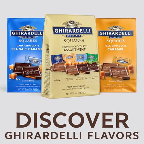 Image of GHIRARDELLI Premium Chocolate Assortment Squares 12.5oz Bag (Pack of 3)