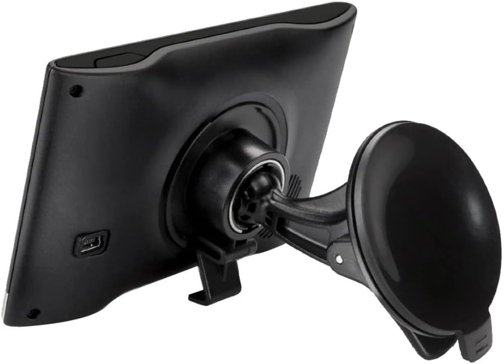 Support Pare-brise Pour GPS Garmin - Fixation Par Ventouse - Rotule à Bille - Compatible Nombreux Modèles Garmin