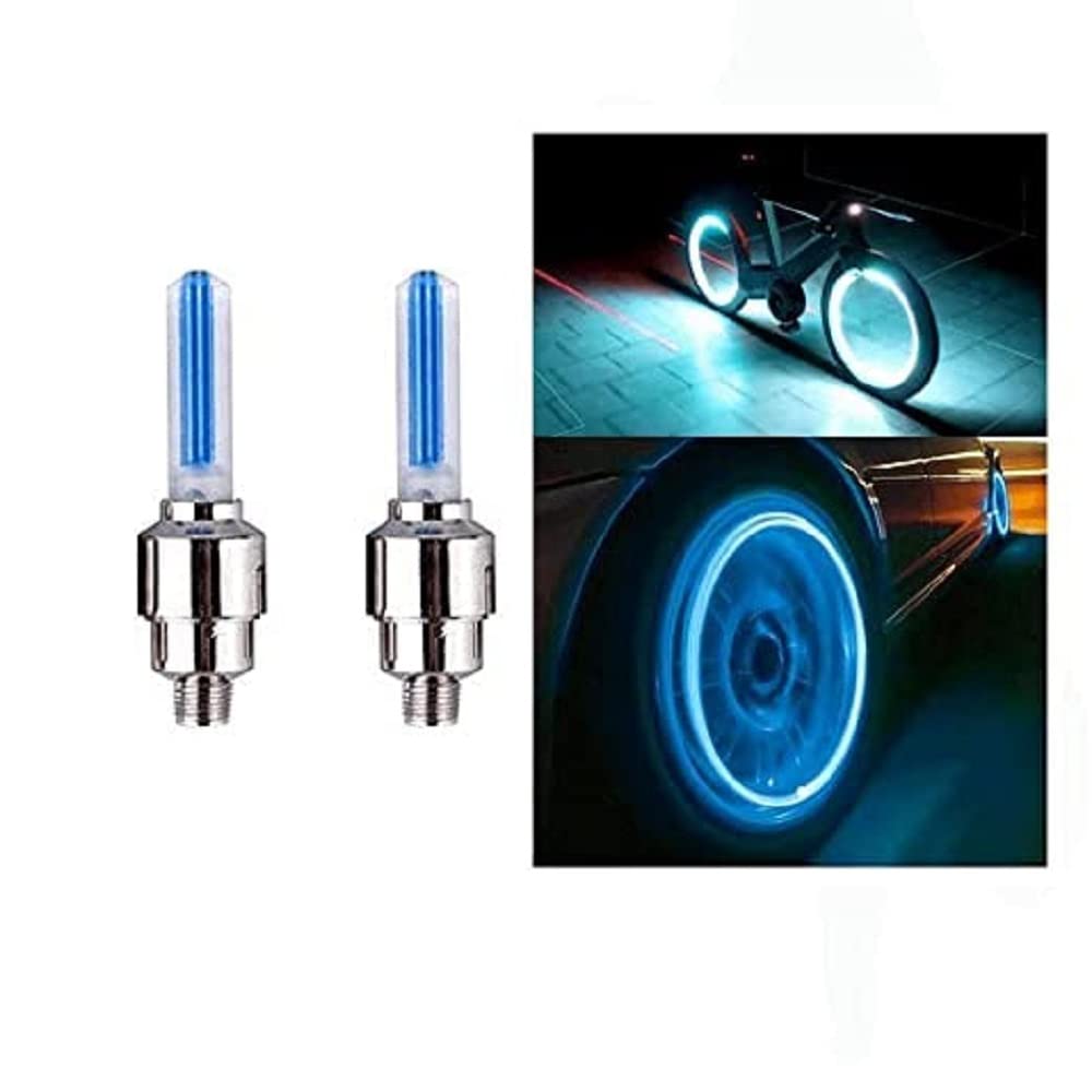 Prostuff.in Cycle Tyre Valve Cap LED Wheel Light for Bike Car Bicycle
