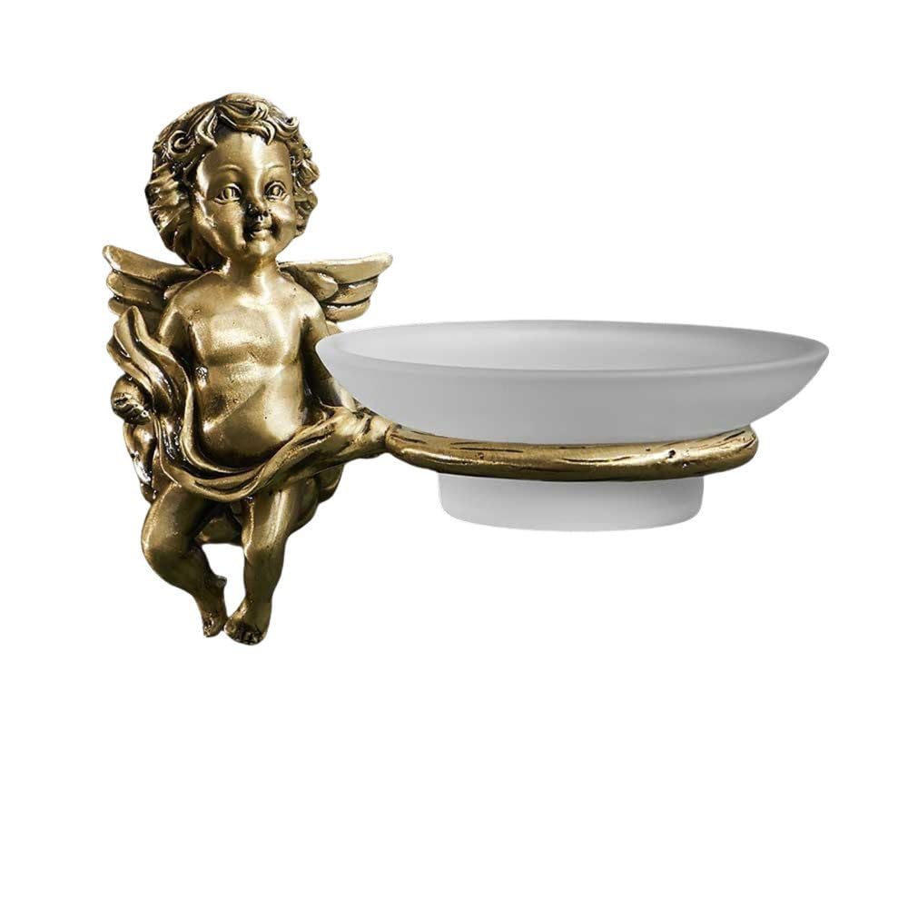 Bronze Antique Accessoires Salle de Bains Haut de Gamme avec Barre à Serviettes et Porte-Savon