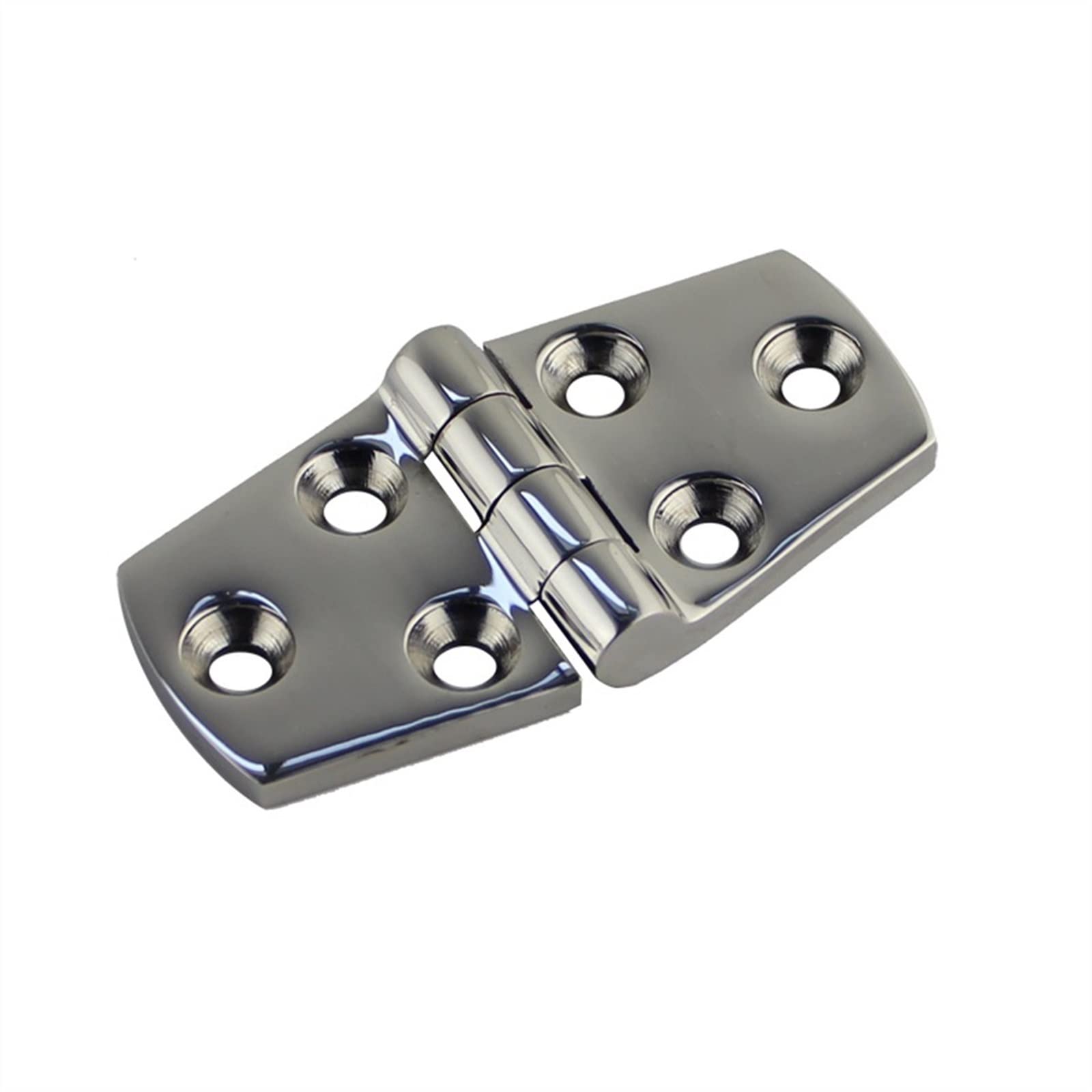 Charnière marine inox poli miroir 38x76mm pour bateau de prestige