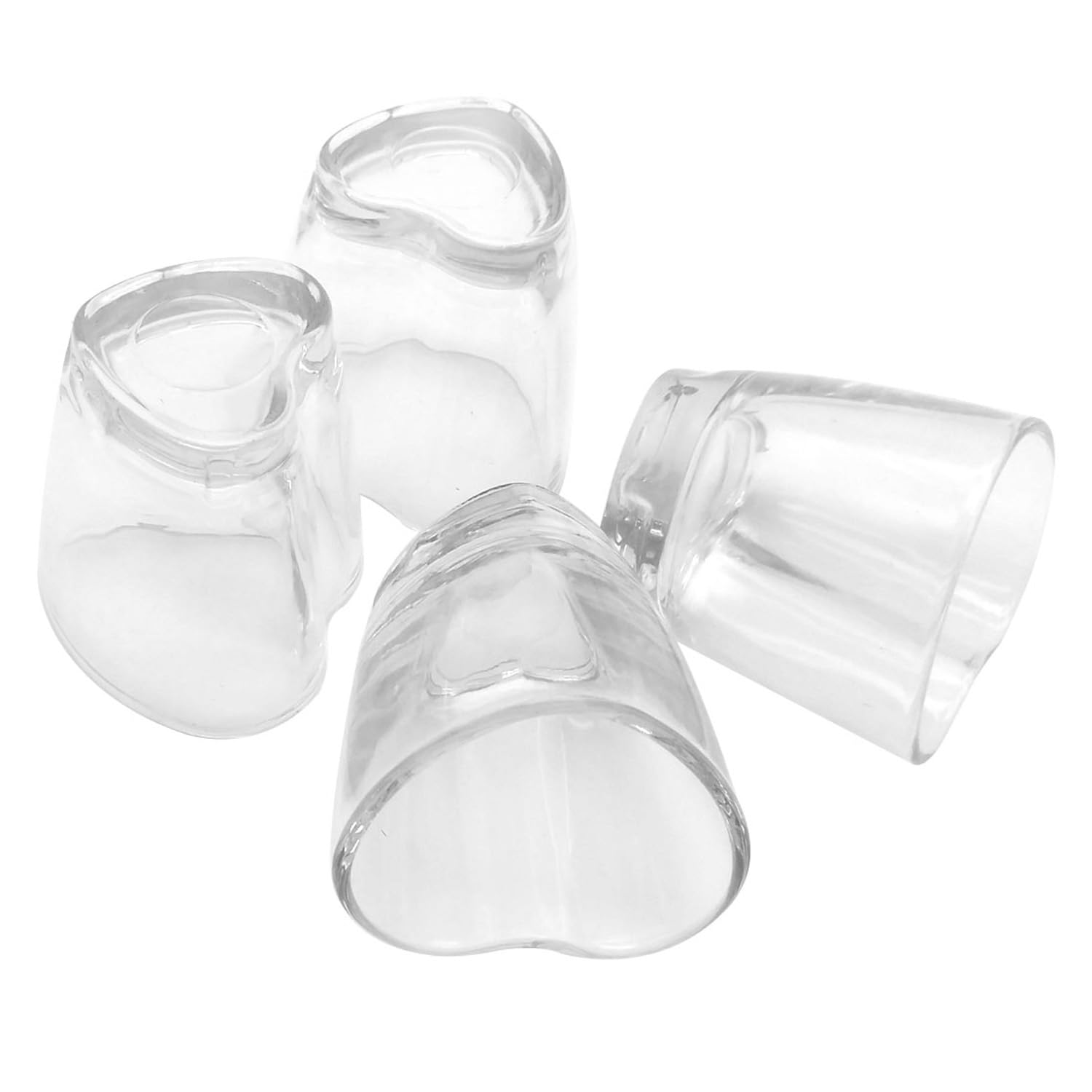 Koreanische Soju-Schnapsgläser 4er-Set – 50 Ml, Spülmaschinenfest, Transparent