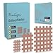 Produktbild Gitterpflaster Mix Größe 136 Stück, Akupressur Pflaster, Akupunkturpflaster mit starke Klebe, Hautfreundliches gittertape zur Akupressur mit Anleitung, Cross Tape (Typ A, B, C - Mix (136 Stück))