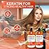 Keratin Shampoo and Conditioner Set - Sulfate Free and Paraben Free - Salon Thickening Treatment for Dry, Damaged, Curly, Frizzy, Straight or Color Treated Hair - Anti Frizz Formula for Women and Men