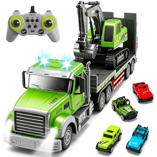 Fistone RC Semi-Trailer Truck & Excavator