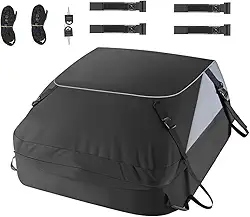 Bagageiro de Teto Impermeavel Dobravel ﻿, Bolsa de Transporte de Carga No Telhado, Bagageiro de Dobravel para Carro Bagagem Envoltório
