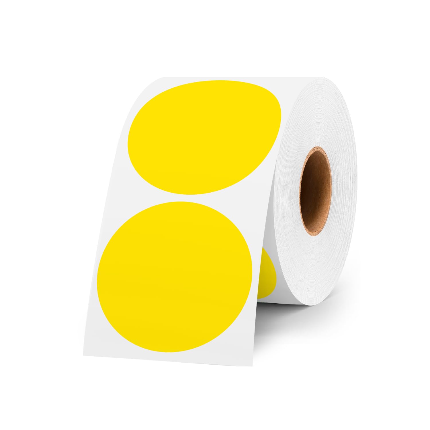 2 Inch Yellow Circle Stickers 500 Pcs,Permanent Color Coding Dots for Office,Home Organization, File Classification,Multipurpose Labels