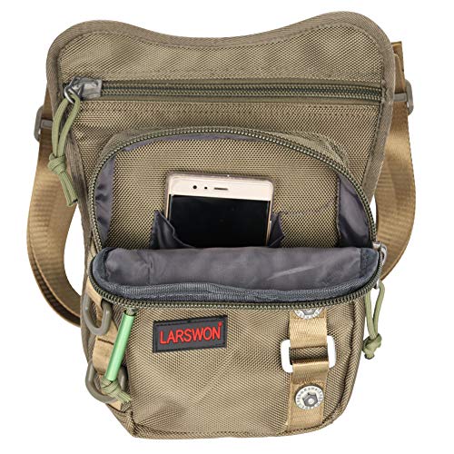 Larswon Oberschenkeltasche, wasserdicht, Beintasche, für Motorrad, grün – Ansicht 3