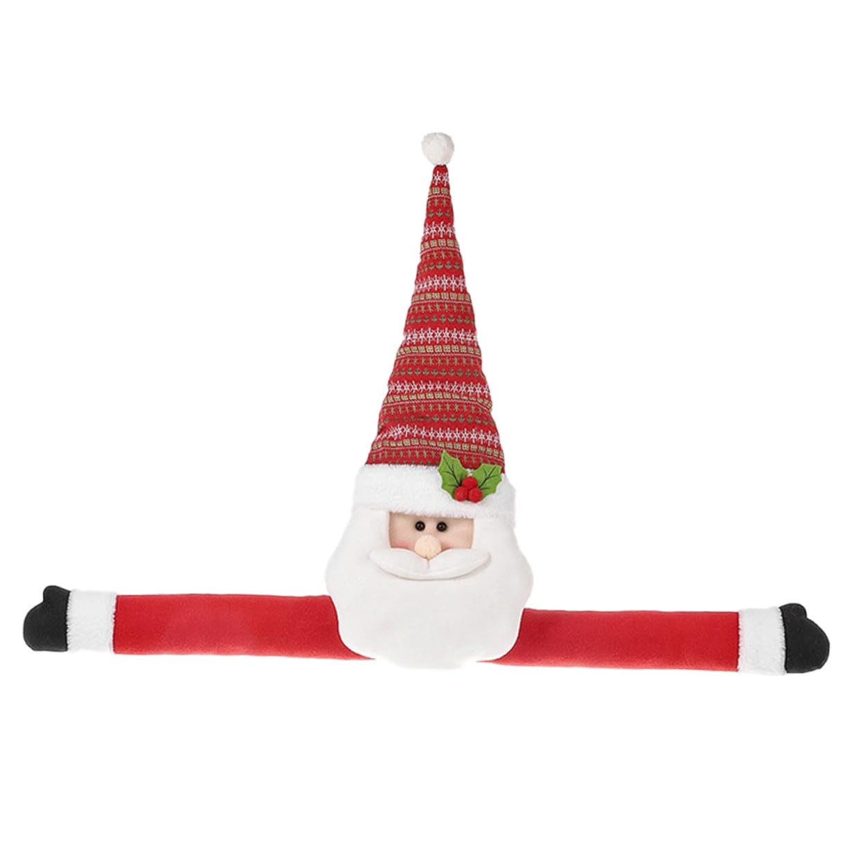 Puntale per Albero di Natale Morbido e Robusto Decorazione Natalizia Babbo Natale Colorato Ornamento per Punta Albero per Decorazioni Casa e Feste Natalizie