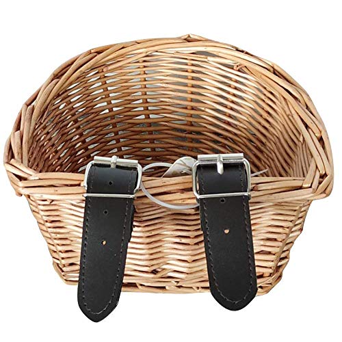 Panier de vélo en osier pour ranger les jouets sur le guidon avant enfant