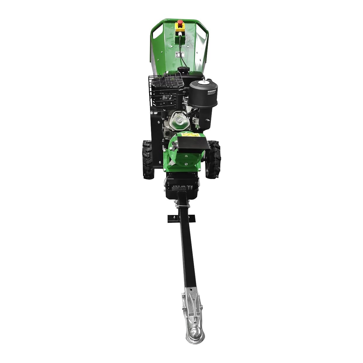 Grünwelt GW-S312E Broyeur à bois avec démarreur électrique Moteur à essence 18 CV