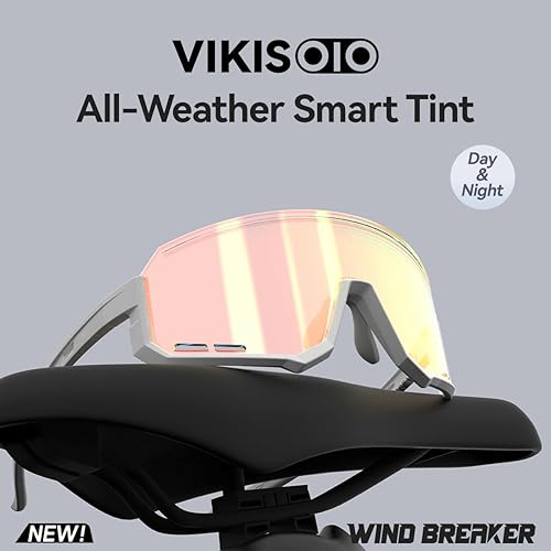 Miniatura 9 de Lentes de ciclismo fotocromáticos, UV400 TR90, marco para equitación, correr, béisbol, pesca, conducción para hombres y mujeres