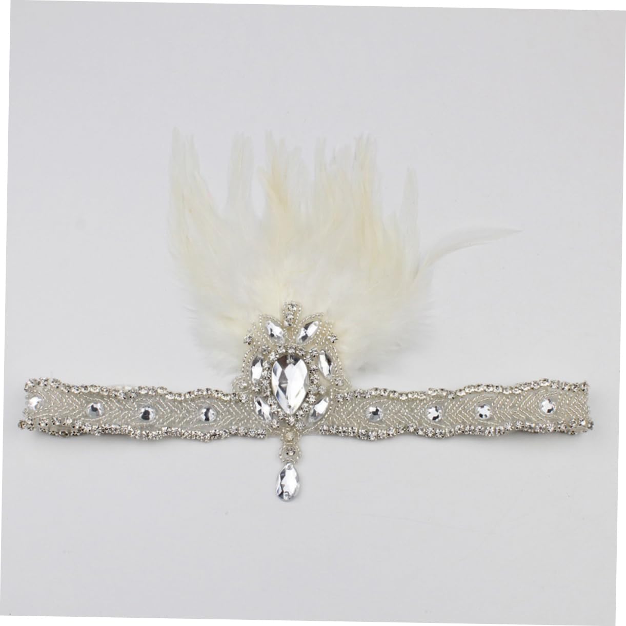 LIFKOME 3pezzi Fascinator Flapper Headband e Accessorio per Sposa e Cerimonie Copricapo Vintage Anni per Matrimoni e