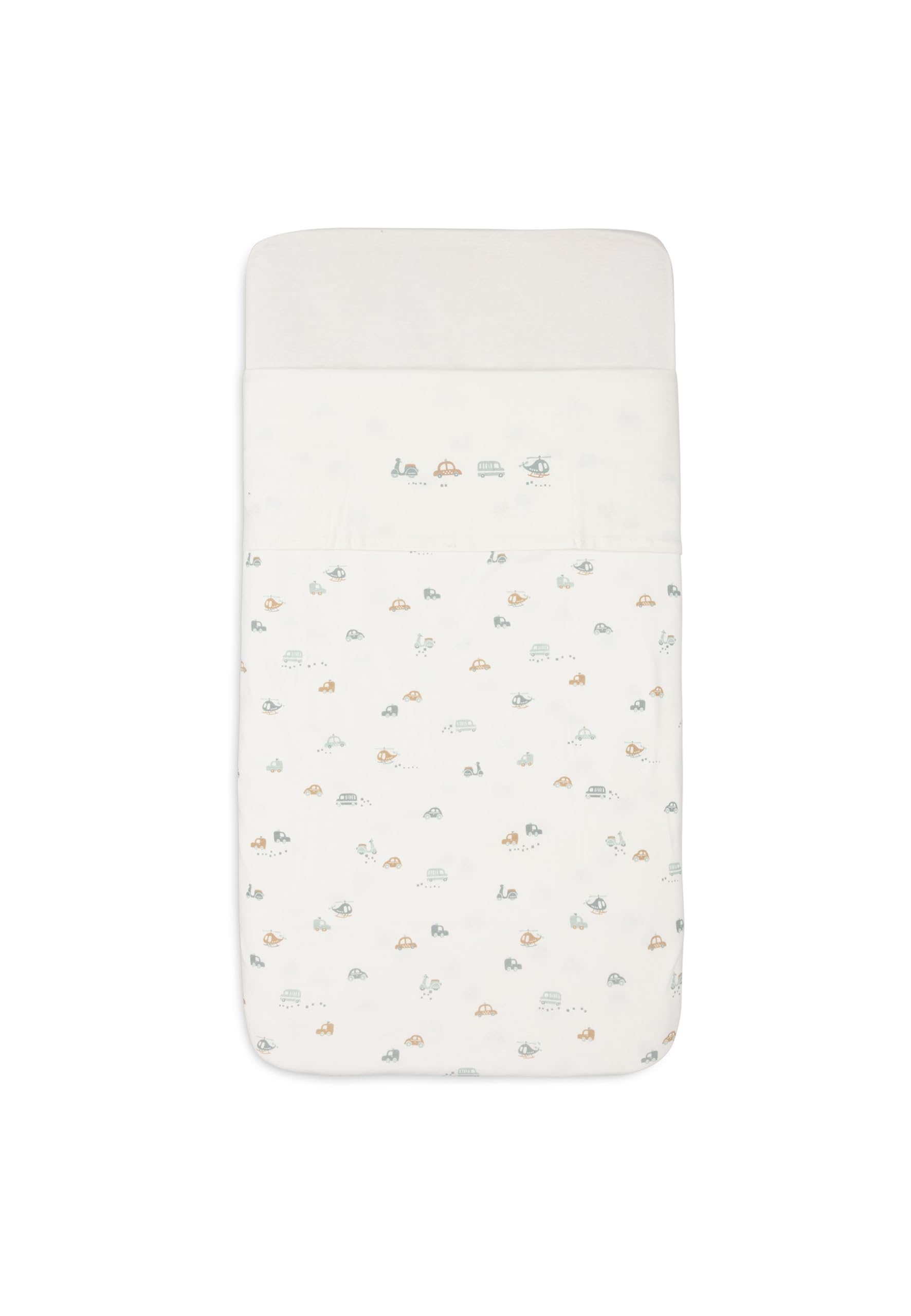 Jollein Bed Sheet Cradle - On The Go - 75 x 100 cm - For Baby Cradle - 100% Cotton - Oeko-Tex Certified — image 1