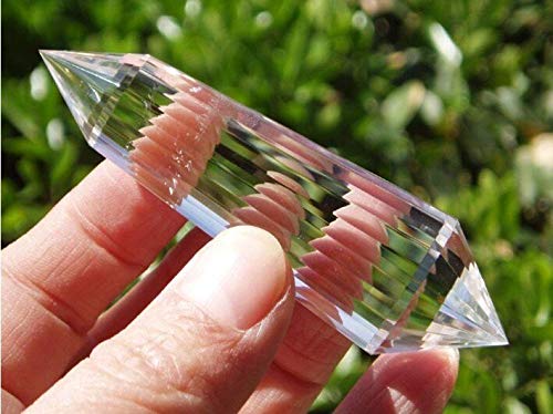 24 Caras Estilo Vogel Cristal de Cuarzo Transparente Punta 49 g Inicio Colecciones