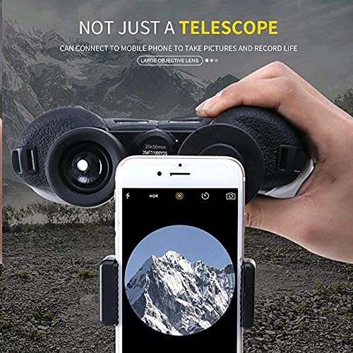 20x50 Binoculars for Adults, HD Professional/Waterproof Fogproof Binoculars, Durable and Clear FMC BAK4 Prism Lens, for… – Bild 4