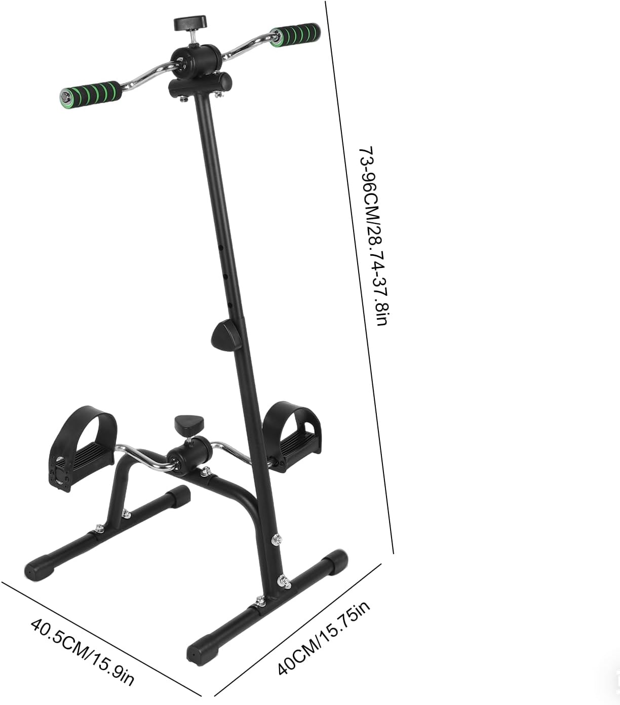 Pedal Exerciser Bike for Seniors, 220 Lbs Weight Capacity Classic Pedal Exerciser Bike, Hand Arm Leg and Knee Peddler, Adjustable Fitness Equipment