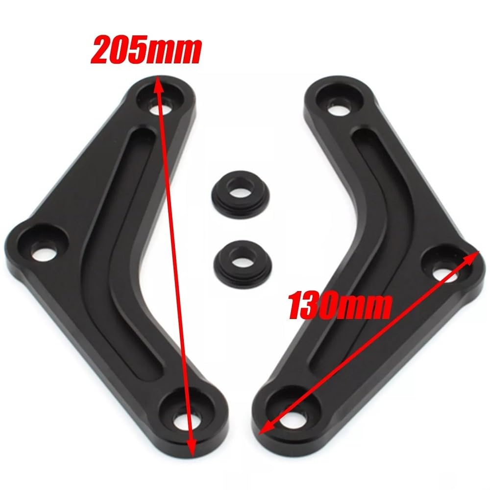 Amortiguador de suspensión trasera para motocicleta de 25mm, Kit de enlaces de descenso para asiento del cuerpo, compatible con Ninja ZX4R ZX4RR 2023-2024 Enlaces de descenso Bieletas Descenso Trasero