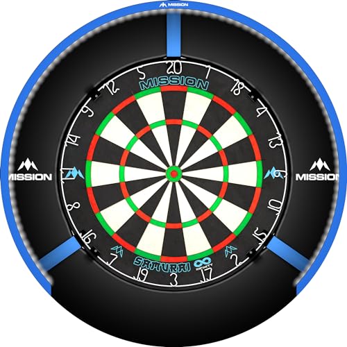 Mission Darts TOR270 Torus 270 | Dartboard LED Lighting System with Easy Access Area for Unrestricted Play, Sand Blasted Black - Image 4