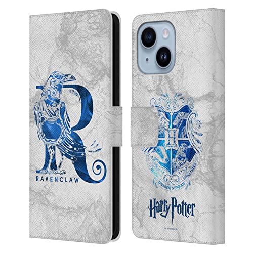 Harry Potter Ravenclaw étui portefeuille cuir clapet iPhone 14 Plus protection