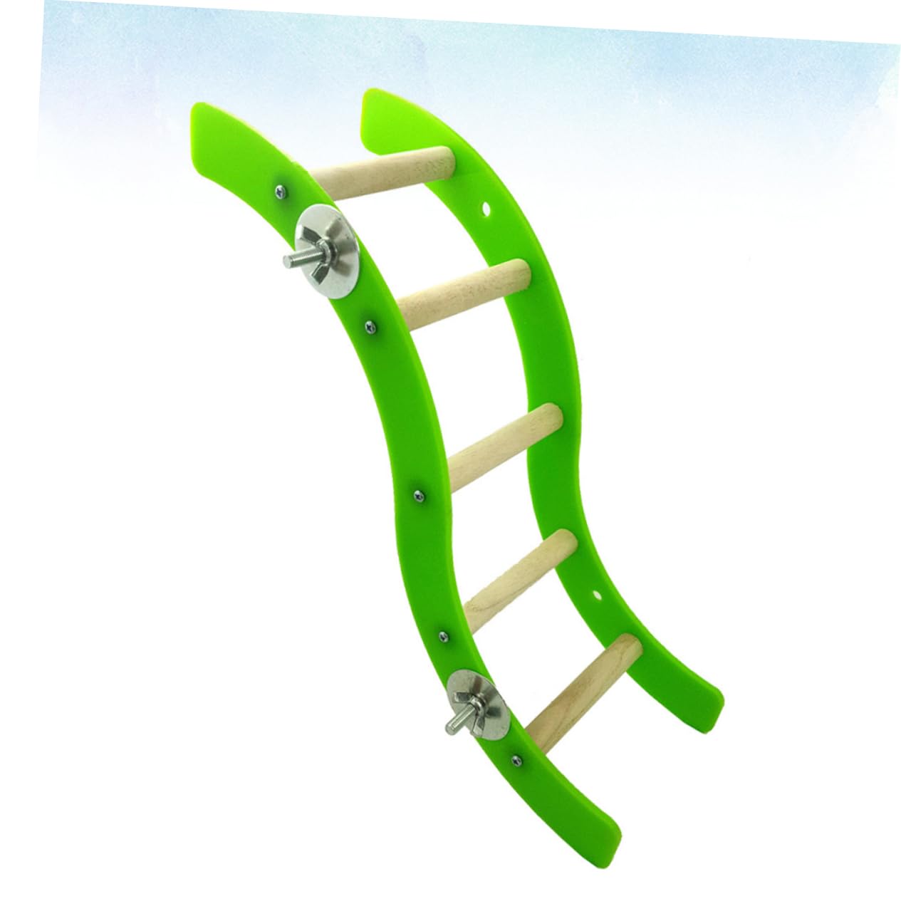 BESPORTBLE Acrylic Ladder for Parrot Small Pet Playset Squirrel Hamster Climbing Toy Fun Mini Toy Green