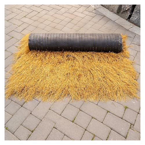 Cannuccia sintetica Tetto – Rotolo di erba artificiale, finta paglia decorativa per bar, ombrelloni, recinzioni per patio (1 x 13 m)