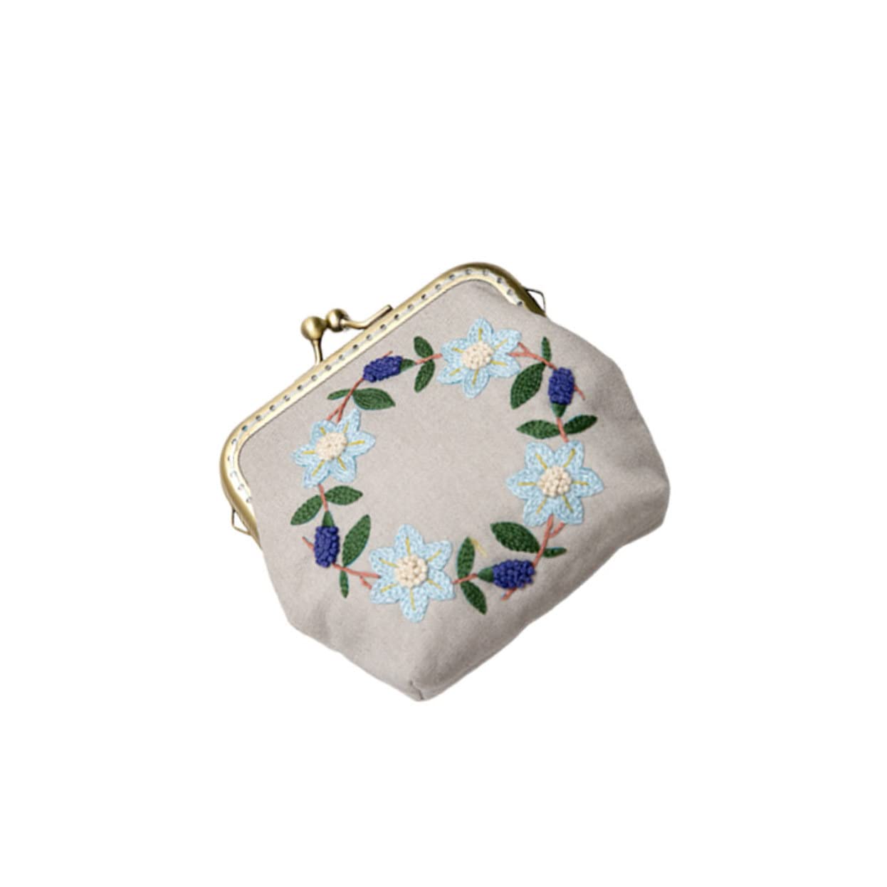 Tofficu 3juegos Kit De Bordado Para Principiantes De Herramientas De Bordado Con Neceser De Moneda Accesorios y Agujas De Lana Para Mujeres y Niñas Estilo Europeo