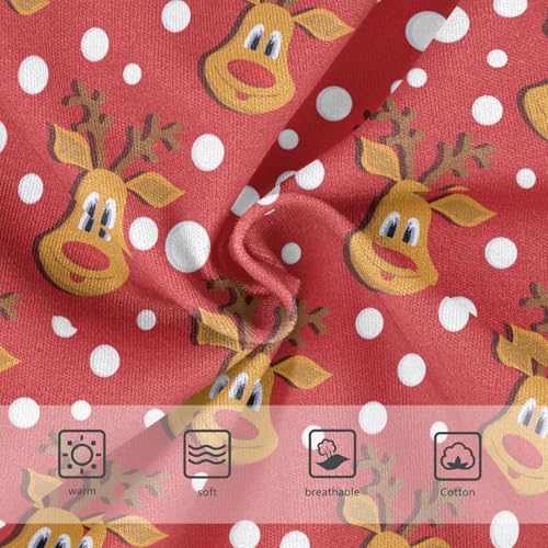 Little Girls' Soft Cotton Underwear Kids Breathable Comfort Christmas Reindeer Red Panties Briefs Toddler3