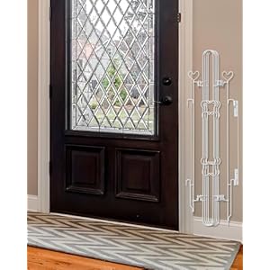 Portable-Foldable-Pet-Gate-for-Front-Doors-Durable-Retractable-Dog-Fence-with-Easy-Setup-for-Puppy-Training-Enhancing-Home-Safety-and-Security-with-Bone-Style-Design-Silver - Cucciolini Doodles   Portable-Foldable-Pet-Gate-for-Front-Doors-Durable-Retractable-Dog-Fence-with-Easy-Setup-for-Puppy-Training-Enhancing-Home-Safety-and-Security-with-Bone-Style-Design-Silver