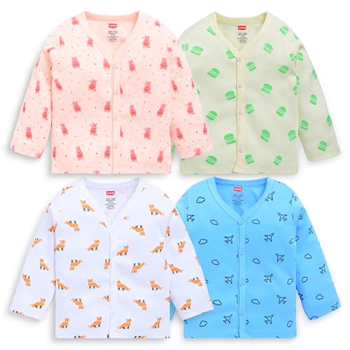 Image of LuvLap Unisex Cotton Regular Fit Jhabla Shirt