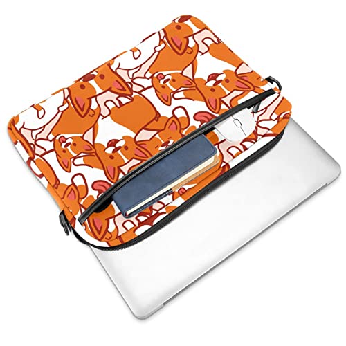 Bolso de portátil de 13 pulgadas antichoque para evitar arañazos con diseño corgi 2