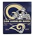 Northwest 0807 Los Angeles Rams NFL Royal Plush Raschel (Prestige Series)