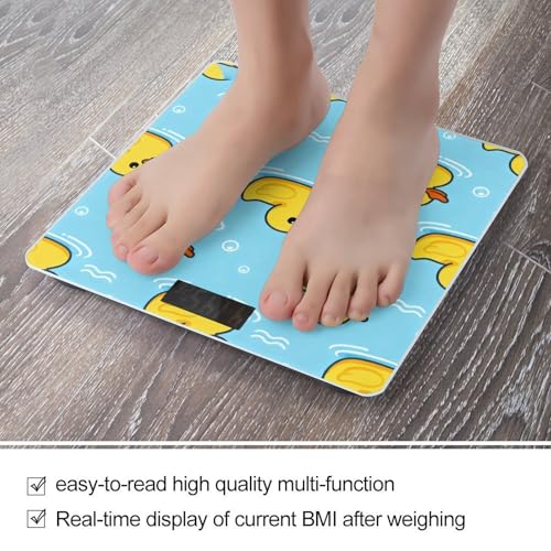 Báscula digital para baño con diseño pato de goma miniatura 5