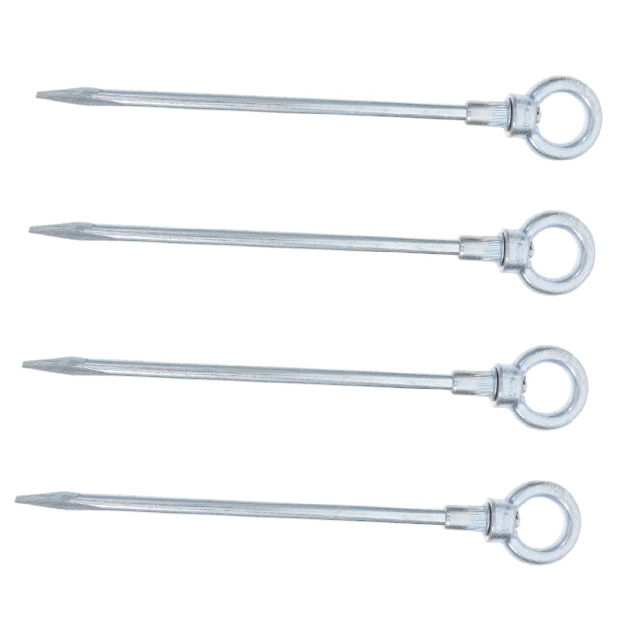 Estacas de metal para tienda de campana UPKOCH de alta resistencia para lonas