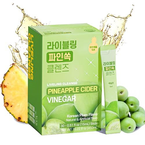 [Liveling] Pineapple Cider Vinegar Drink Stick & 3-in-1 Shot with