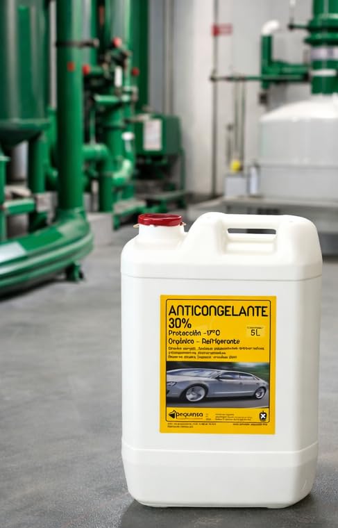 Anticongelante 30% -17ºC. Envase 30 litros. Color verde. Listo al uso. Apto para vehículos y circuitos cerrados/refrigeración