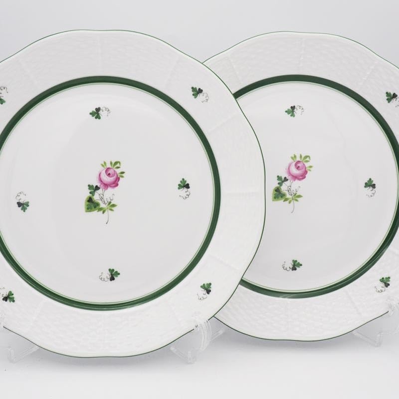 Amazon.co.jp: ヘレンド Herend ウィーンの薔薇 25cm プレート 2枚 