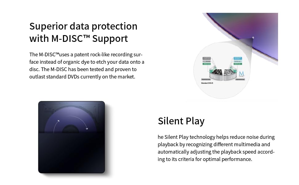 Image of LG Electronics DVDRW (R DL) / DVD-RAM Drive - External, Gold (GP65NG78)