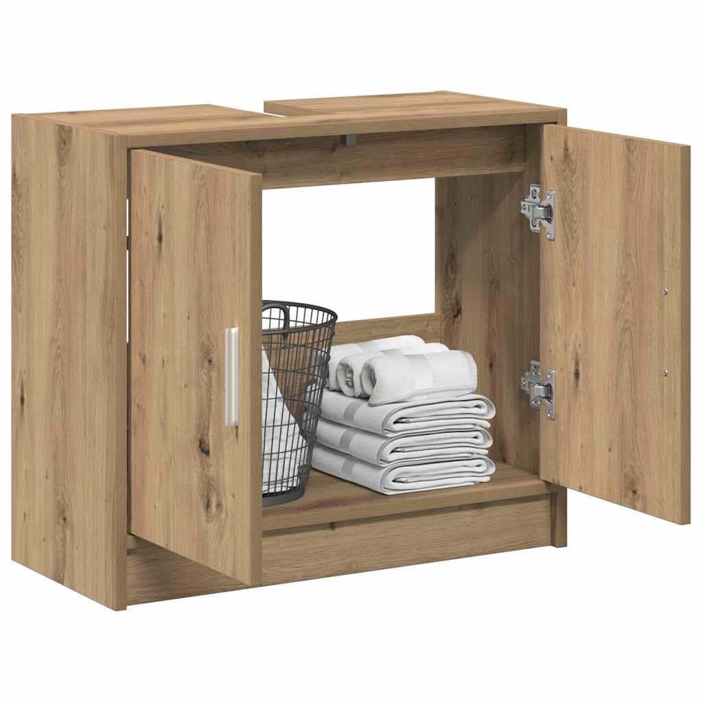 vidaXL Cabinet de Salle de Bain Chêne Artisanal 63 x 29 x 55 cm