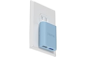 iHome 2 Port USB Wall Charger: Smallest Wall Charger for iPhone, iPad,...