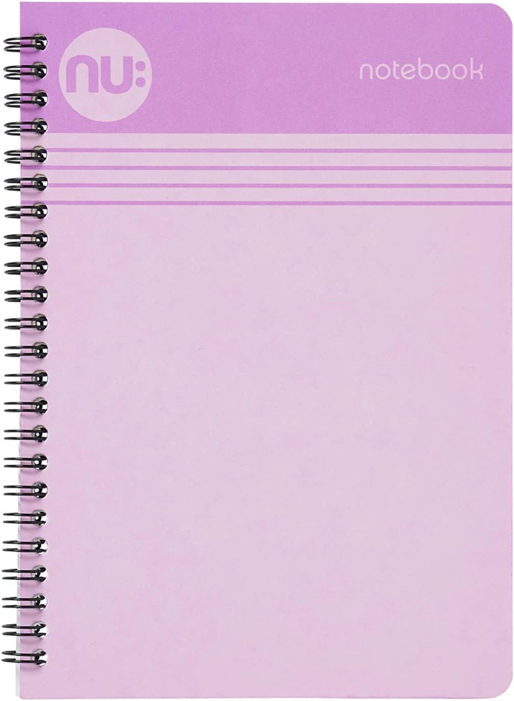 nu: Notebooks - Cloud Pastels Range - A5 Orange Notebook - Wirebound Notebook - 110 Pages