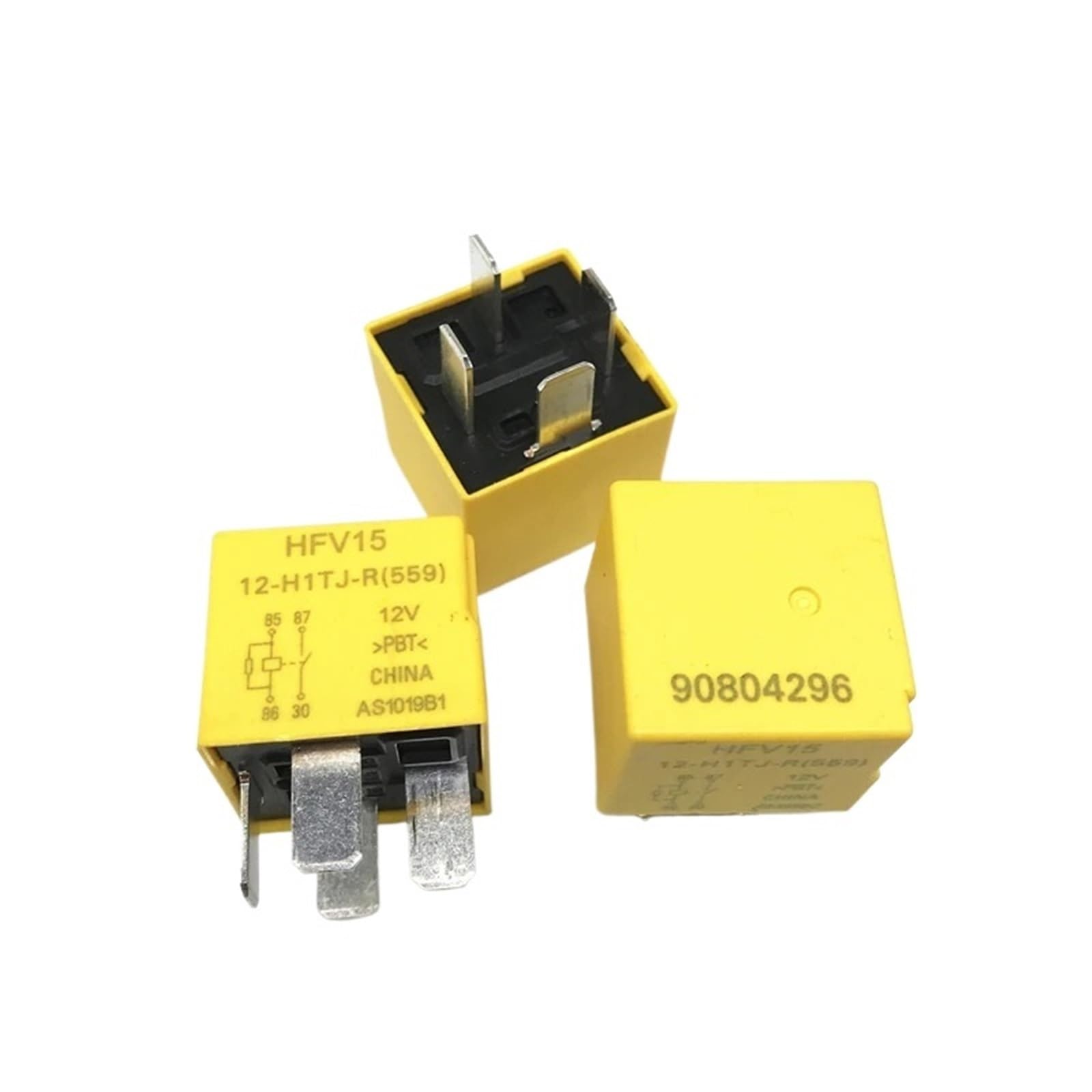 Relais automobile HFV15 12V resoudre les pannes de demarrage boitier 4 broches