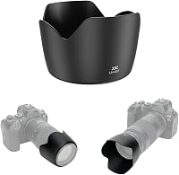 JJC ET-60 Lens Hood for Canon RF 75-300mm f/4-5.6, EF 75-300mm III, EF-S 55-250mm IS II - Reversible Shade, Replaces Canon ET-60, 58mm Filter Compatible