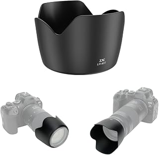 JJC ET-60 Lens Hood for Canon RF 75-300mm f/4-5.6, EF 75-300mm III, EF-S 55-250mm IS II - Reversible Shade, Replaces Canon ET-60, 58mm Filter Compatible