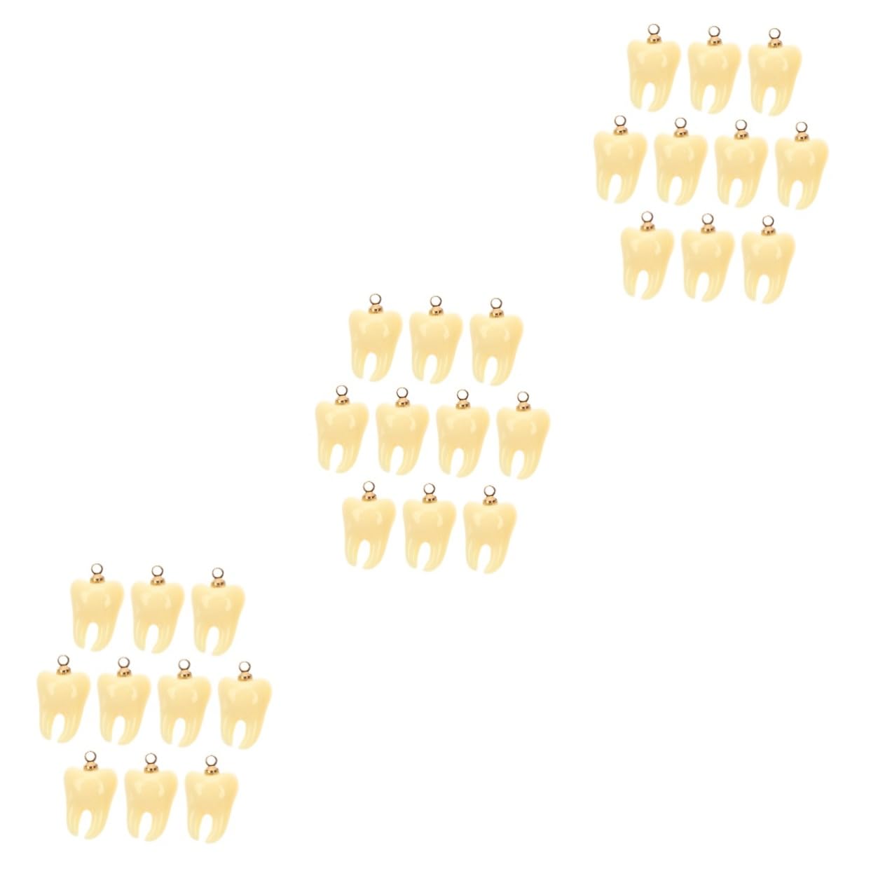 SHINEOFI ciondolo a forma di Accessori per gioielli fai da te Gioielli pendenti denti ciondoli con ciondoli per denti divertente ciondolo gioielli bracciale per charm