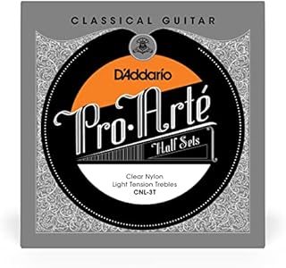 D'Addario CNL-3T Nylon Classical Guitar Strings, Light